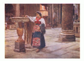 In der Kirche von Ara Coeli, aus Rom veröffentlicht von A & C Black Ltd, 1925